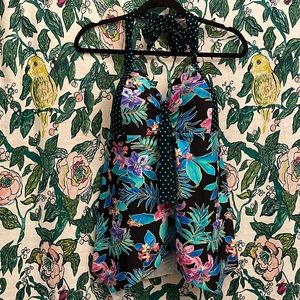 NWT Swimsuits For All Halter Tankini Swim Top